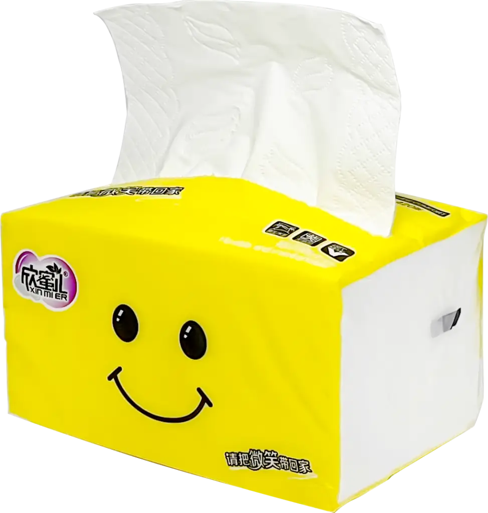 Facial tissue pack for quality comparison