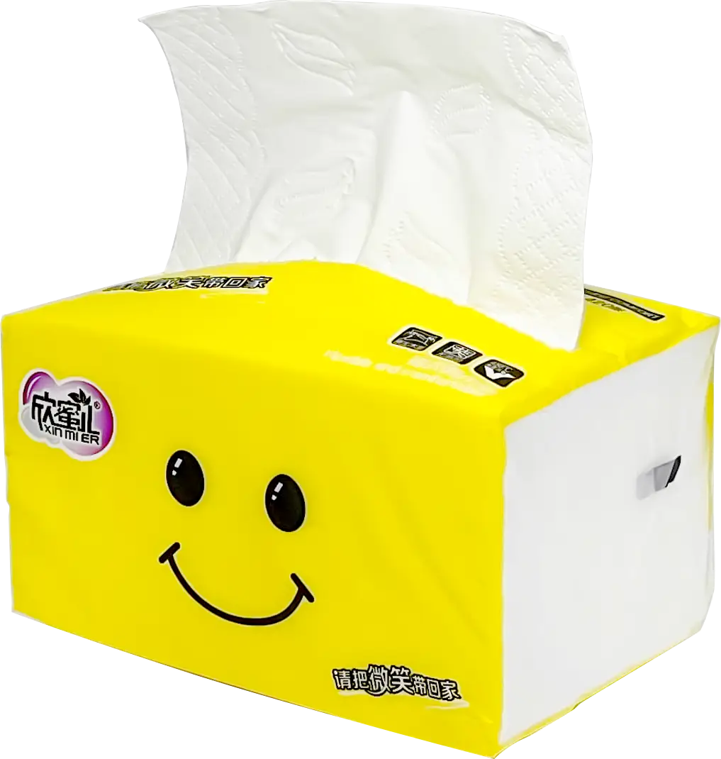 Facial tissue pack for quality comparison