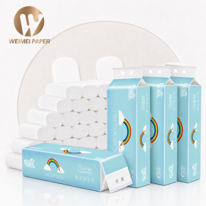 Coreless Toilet Paper Rolls
